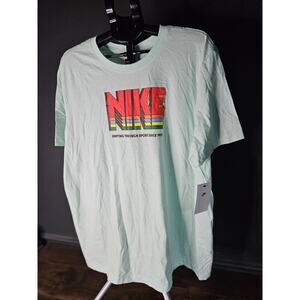 NWT Nike Unifying Through Sport Since 1972 T-Shirt Men's Size XXL Teal Tee NEW